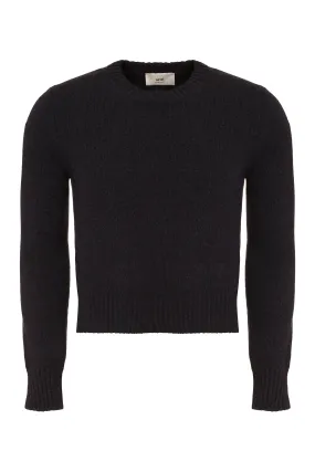 AMI PARIS Maglione girocollo in cachemire