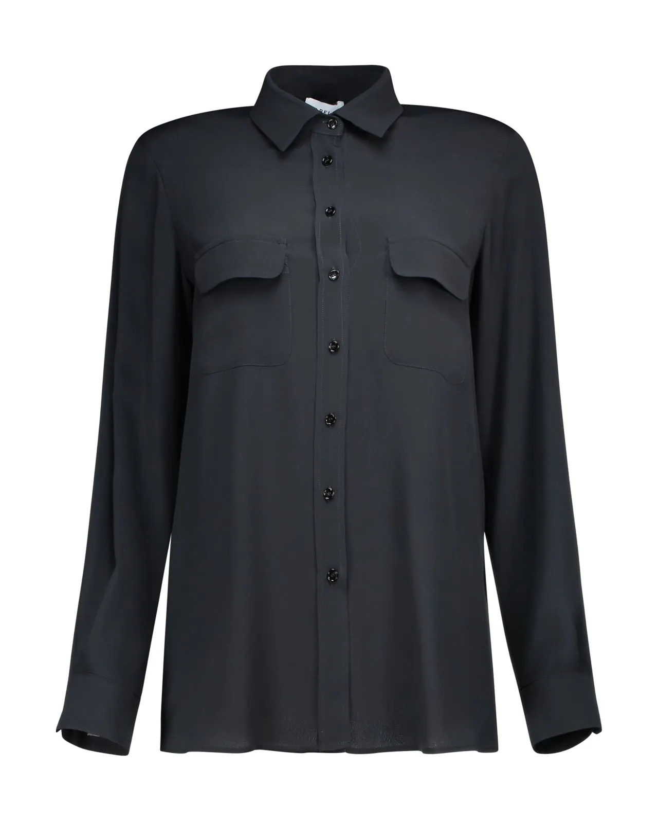 Camicia Ferrara seta nera