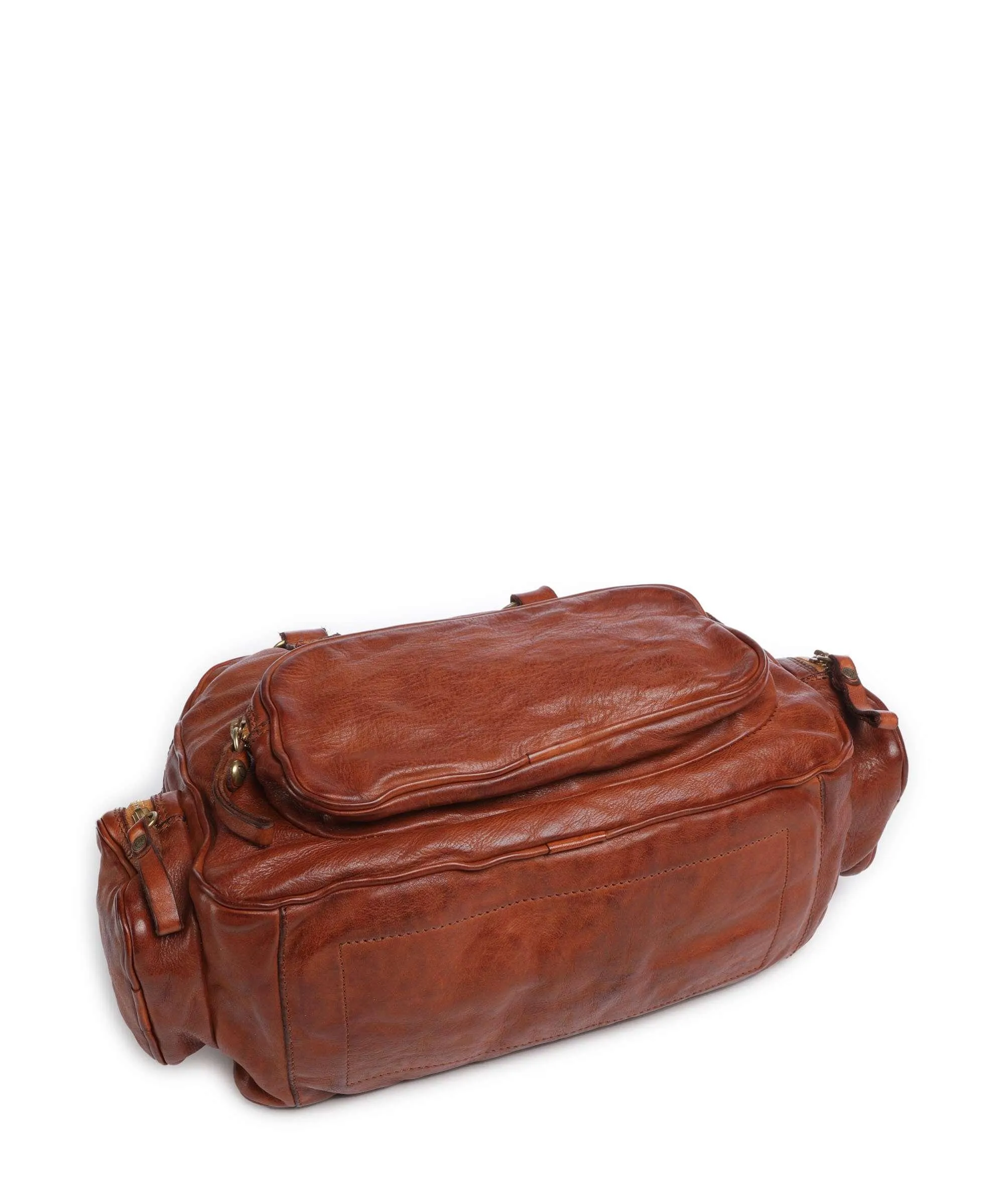  Campomaggi Borsa a mano pelle bovina cognac  