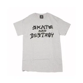 MAGLIETTA SKATE DESTROY GREY/BLACK