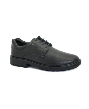 MELLUSO U55284 nero scarpe uomo derby classiche pelle lacci