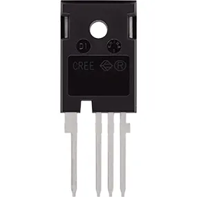 MOSFET Wolfspeed, canale N, 30 mΩ, 63 A, TO-247-4, Su foro