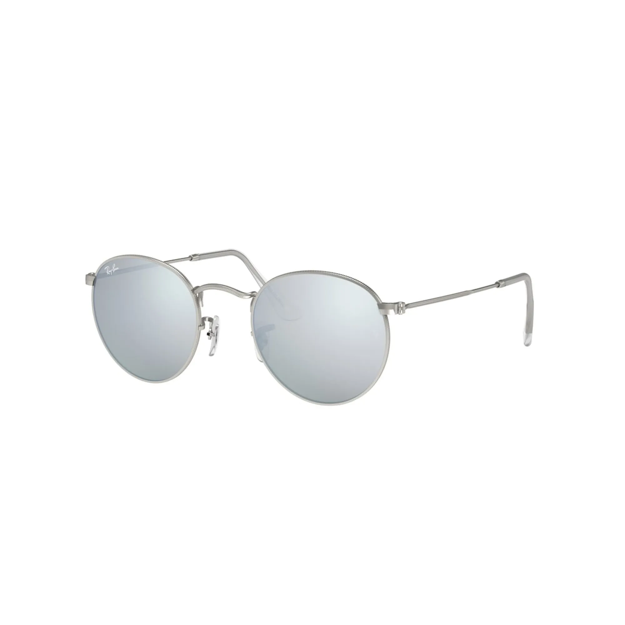   Ray-Ban RB 3447 Round Metal 019/30 Argento Opaco | Occhiale Da Sole Uomo 