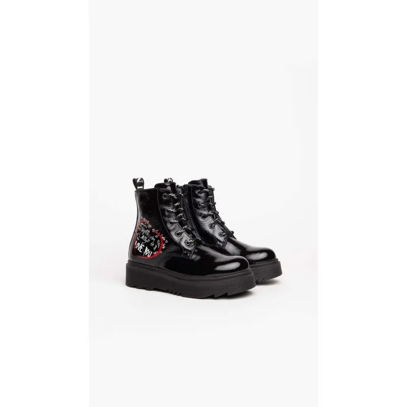 SCARPE DA BAMBINA NEROGIARDINI