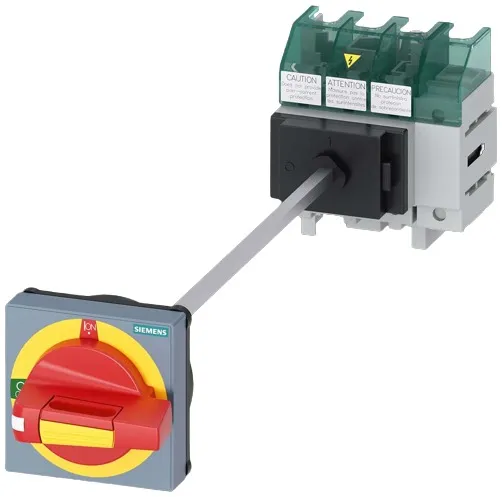 Sezionatore con interruttore Siemens 3LD5010-0TL13, corrente max 32A Integrato, 4, fusibile , fusibile Classe CC,