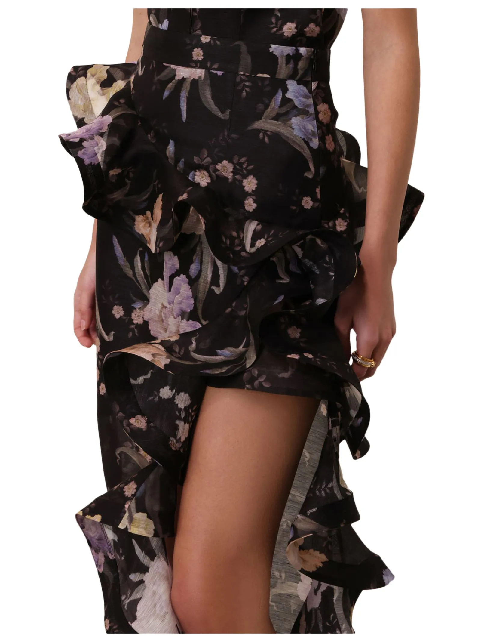 ZIMMERMANN Abbigliamento,Gonne Gonna a cascata Eden in Iris Sherbet 